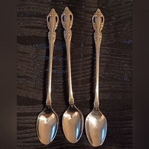 Oneida RAPHAEL distinction deluxe HH stainless 3 grapefruit spoons (090524C)